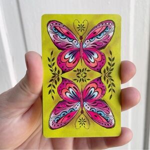 Vintage 60s/70s Groovy Psychedelic Butterfly Pinochle Playing Card Deck